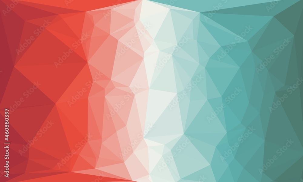 Obraz premium vibrant minimal multicolored polygonal background