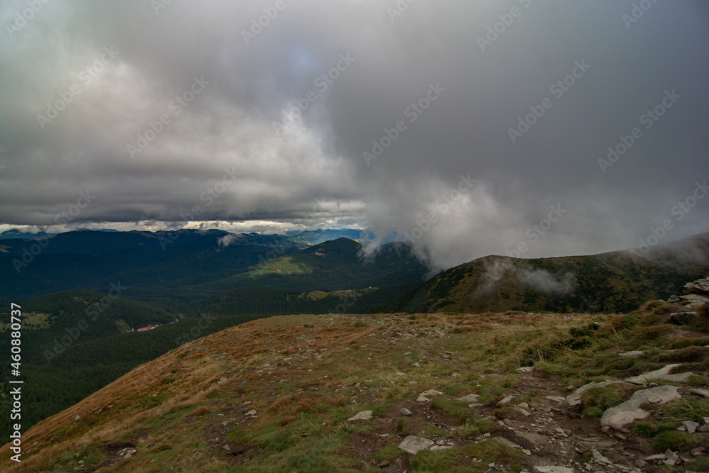 Beautiful Carpathian landscape National Park. Carpathian, Ukraine, Europe. Beauty world.