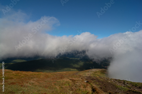 Beautiful Carpathian landscape National Park. Carpathian, Ukraine, Europe. Beauty world.