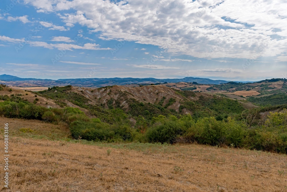 Fototapeta premium Landscape of the Tuscany Region near Sorano in Italy