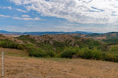 Landscape of the Tuscany Region near Sorano in Italy