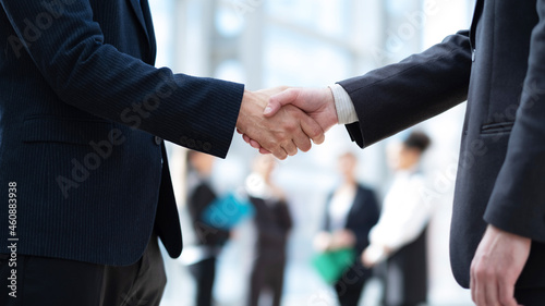 Handshake of business people