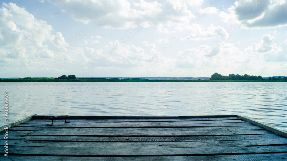Fototapeta premium masonry on the dnieper river