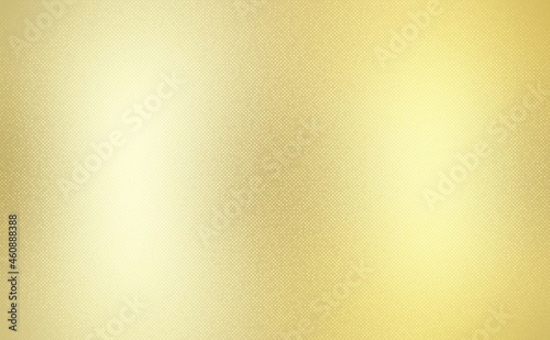 Light yellow metallic polished backdrop decorated small dots shabby mosaic grid. Textured surface.