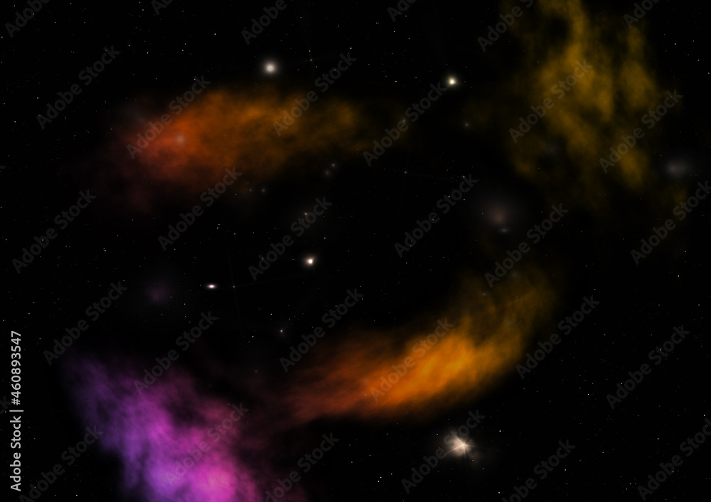 Obraz premium Being shone nebula