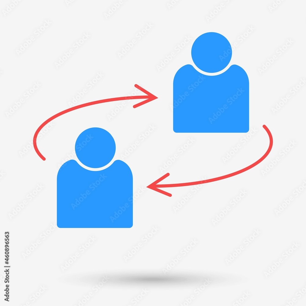Marketing people icon isolated object. Vector illustration. Marketing people icon isolated object. Vector illustration.