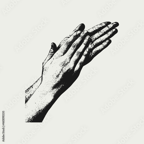 Geometric Vector Shape. Figure isolated on background.