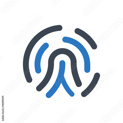 Biometric scanning icon