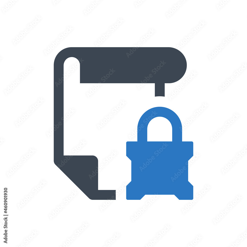 Document lock icon Document lock icon