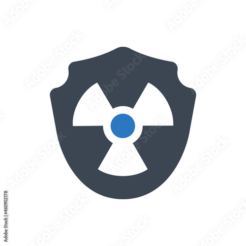 Nuclear protection icon