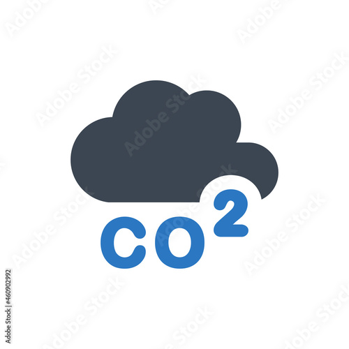 Carbon dioxide icon