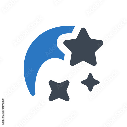 Star falling icon