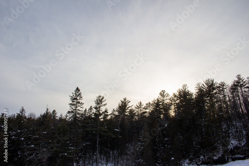 Chutes de Plaisance, QC, Canada in Winter