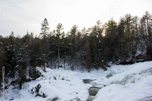 Chutes de Plaisance, QC, Canada in Winter