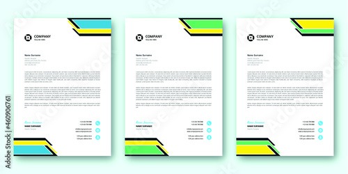 Professional creative letterhead template design for your business