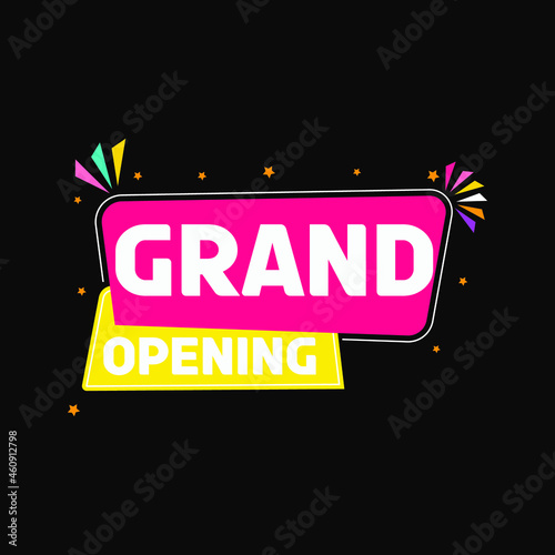 Grand opening online sell offer discount banner