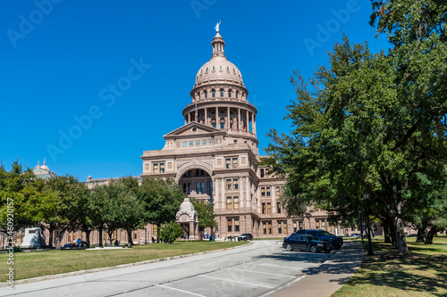 Aerial Views Of The City Of Austin Texas Along The Colorado River photo