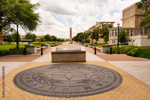 View of Texas A&M University in College Station, Texas photo