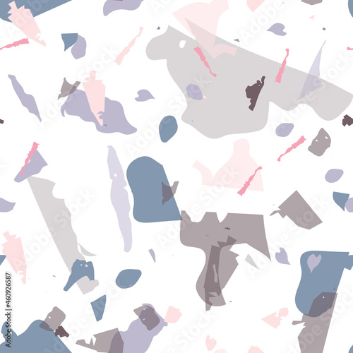 Terrazzo seamless pattern. Modern classic