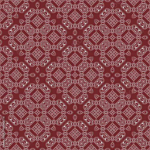 Vector seamless geometric pattern, background for design.