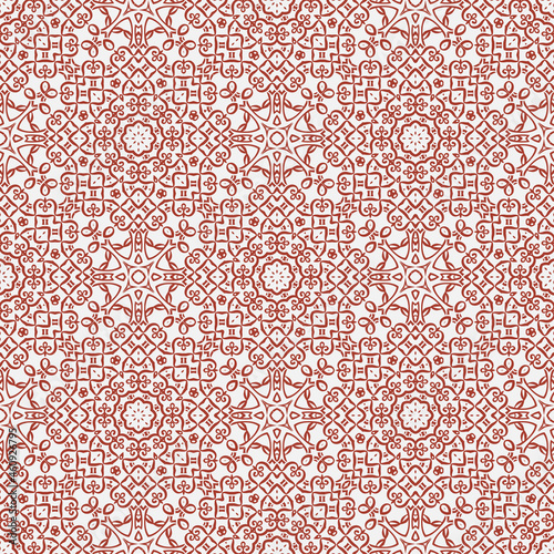 Vector seamless geometric pattern, background for design.
