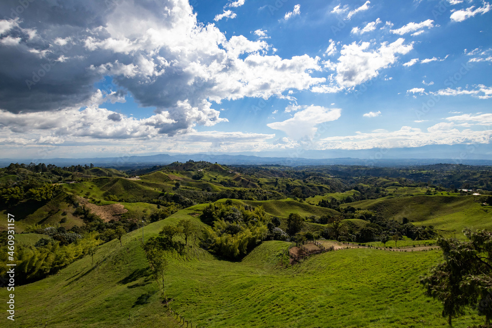 Obraz premium landscape with hills