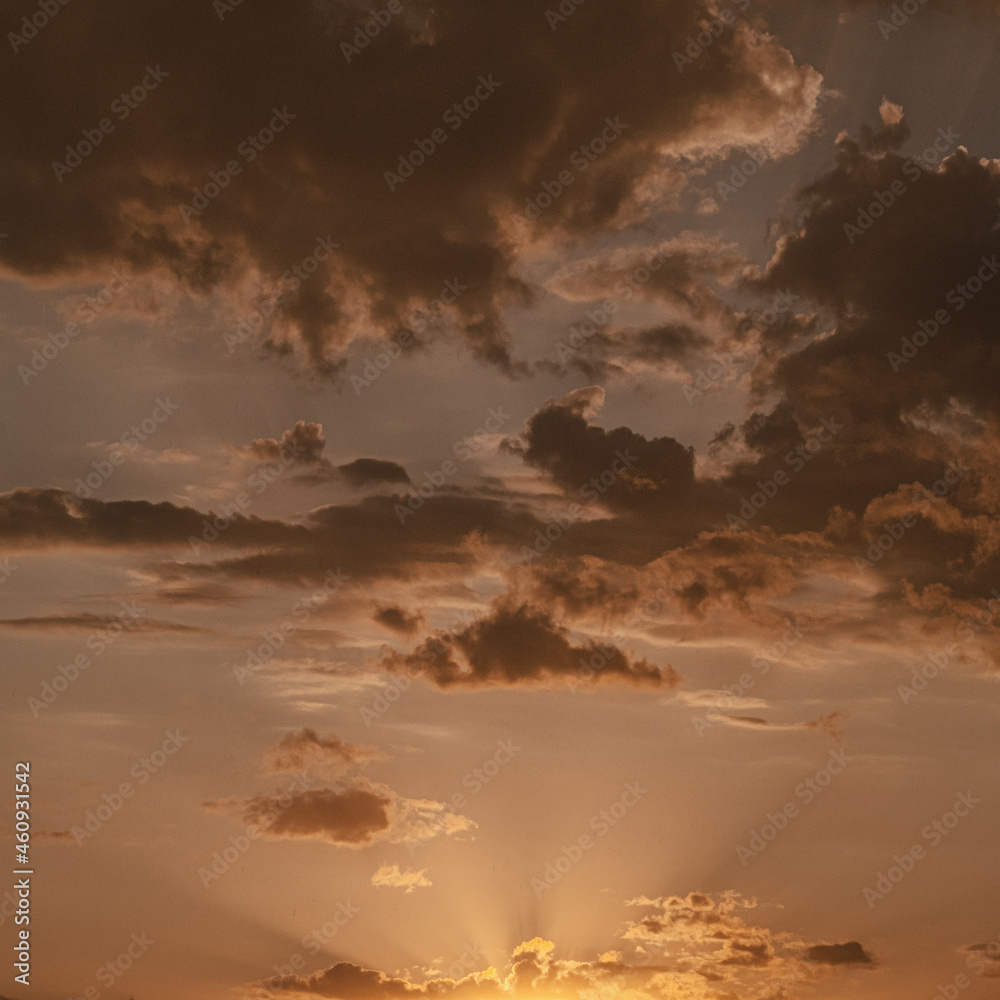 Fototapeta premium A Sunset In Phoenix. Painterly