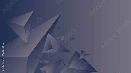 polygon, abstract navy blue, purple haze gradient wallpaper background vector illustration