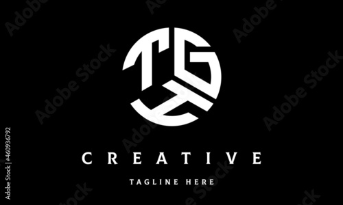 TGH circle three letter logo
