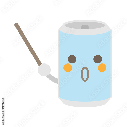 指示棒缶驚く