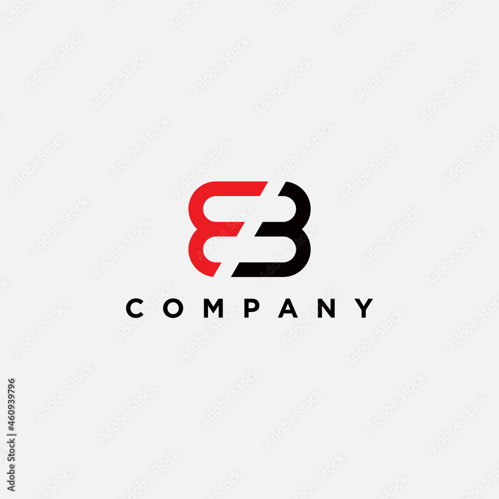 Vector Logo in two color variations. Beautiful Logotype design for luxury company branding