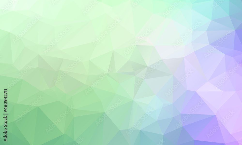 low poly geometric green polygonal Mosaic Background, Creative Design Templates