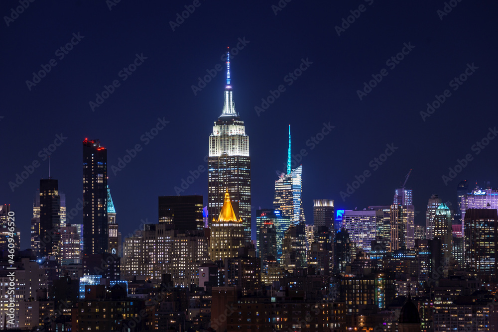 Fototapeta premium NYC Night landscape 