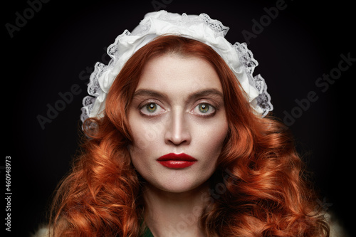 red haired medieval beauty