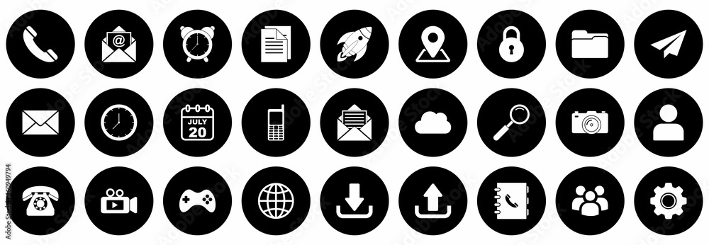 web icon set, web vector set sign symbol for computer or smartphone web icon set, web vector set sign symbol for computer or smartphone