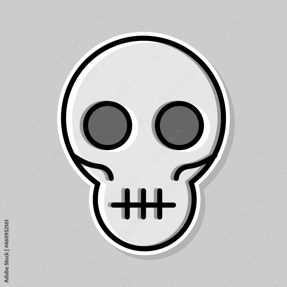 skull cartoon design