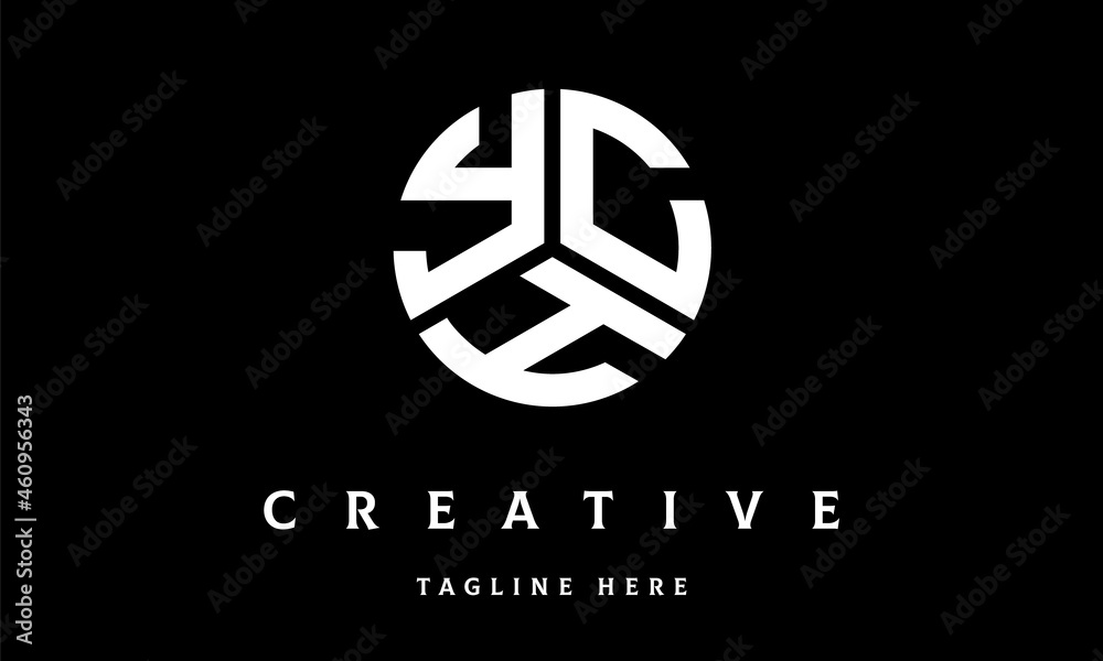 YCH circle three letter logo YCH circle three letter logo