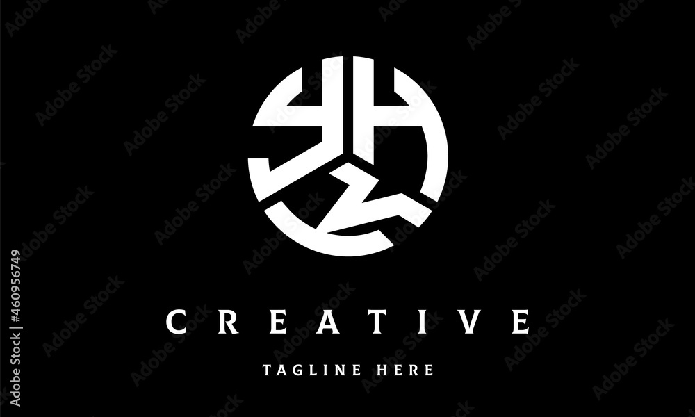 YHK circle three letter logo YHK circle three letter logo