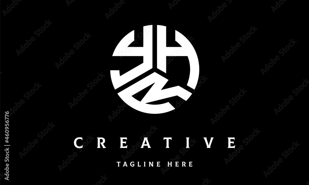 YHR circle three letter logo YHR circle three letter logo