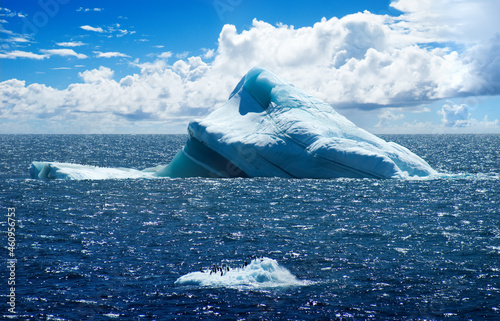 Antarctic ice island
