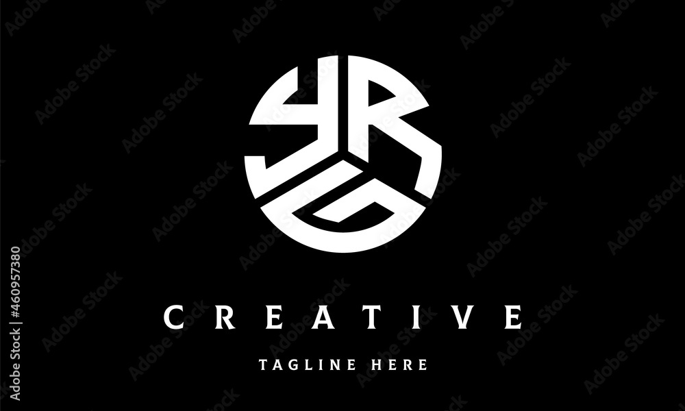 YRG circle three letter logo YRG circle three letter logo
