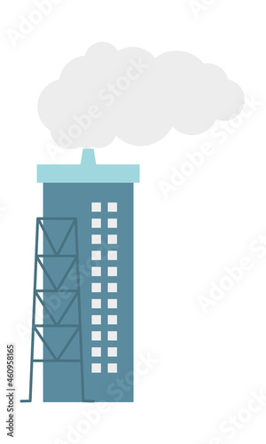 factory plant tower icon