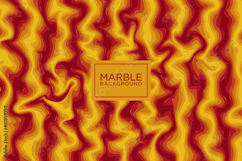 Abstract liquid marble texture yellow autumn style background