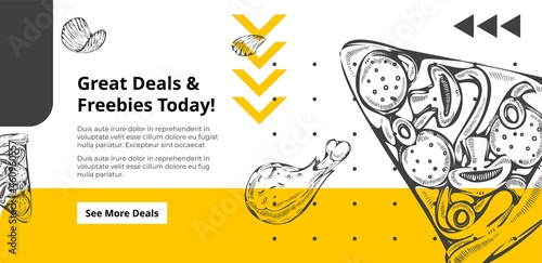 Great deals and freebie for fast food and snacks
