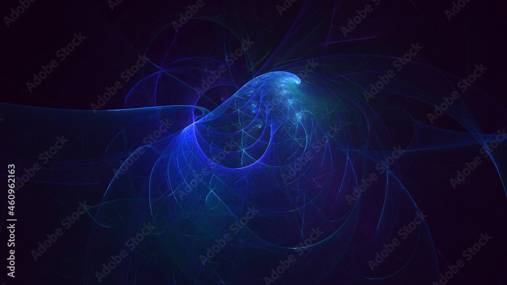 3D rendering abstract colorful fractal light background 3D rendering abstract colorful fractal light background