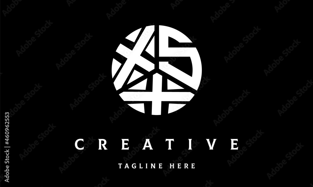 XSX circle three letter logo XSX circle three letter logo