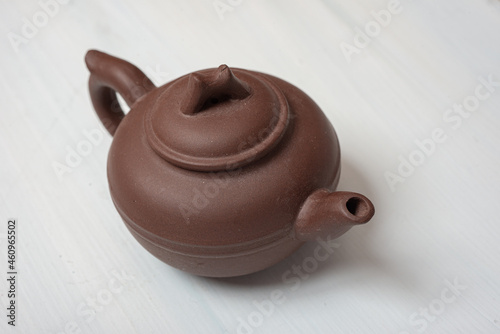 Wallpaper Mural Teapot - antique ceramics. Teakettle - kitchen utensils Torontodigital.ca