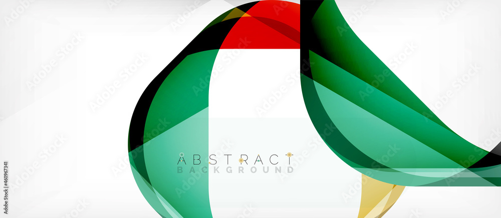 Abstract square shape with overlapping waves, minimal geometric background. Vector Illustration For Wallpaper, Banner, Background, Landing Page Abstract square shape with overlapping waves, minimal geometric background. Vector Illustration For Wallpaper, Banner, Background, Landing Page