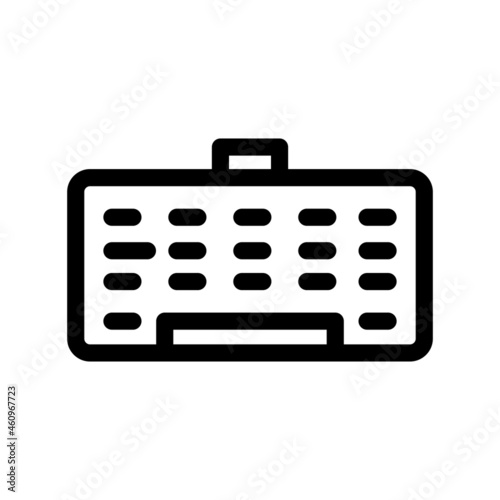 Keyboard Outline Vector Icon Design
