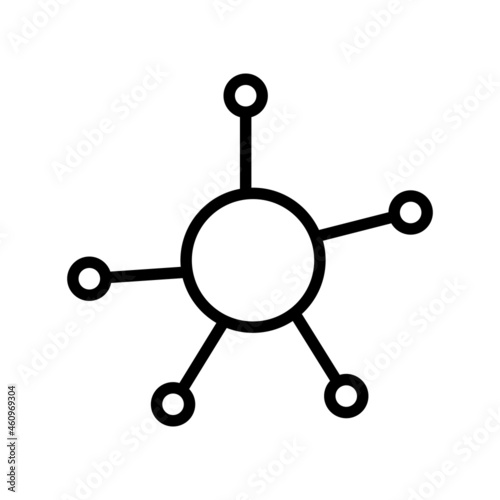 Link Outline Vector Icon Design